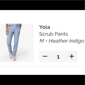 Figs Yola skinny scrub pant